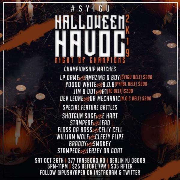Step Your Ink Game Up Battle League - Halloween Havoc 2K19: Night of Champions