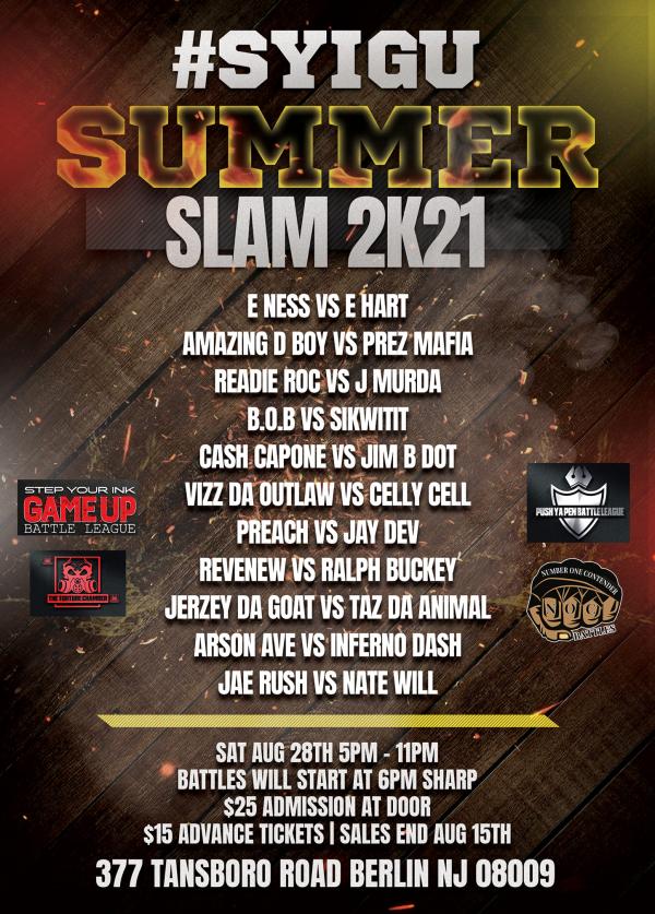 Step Your Ink Game Up Battle League - Summer Slam 2K21