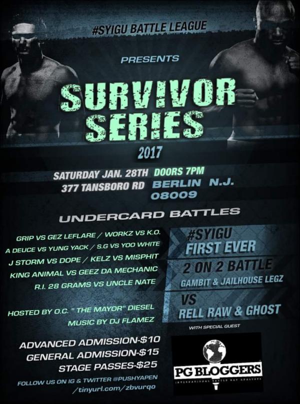 Step Your Ink Game Up Battle League - Survivor Series 2017