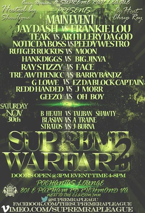 Supreme Rap League - Supreme Warfare 2
