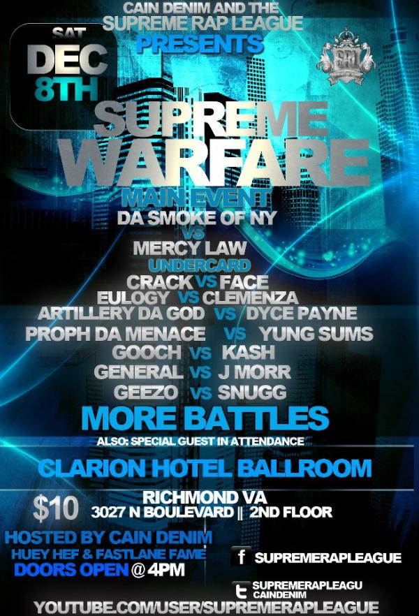 Supreme Rap League - Supreme Warfare
