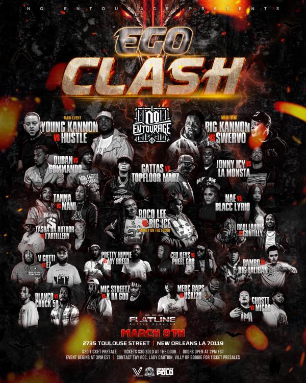 Tay Roc Presents: No Entourage - Ego Clash