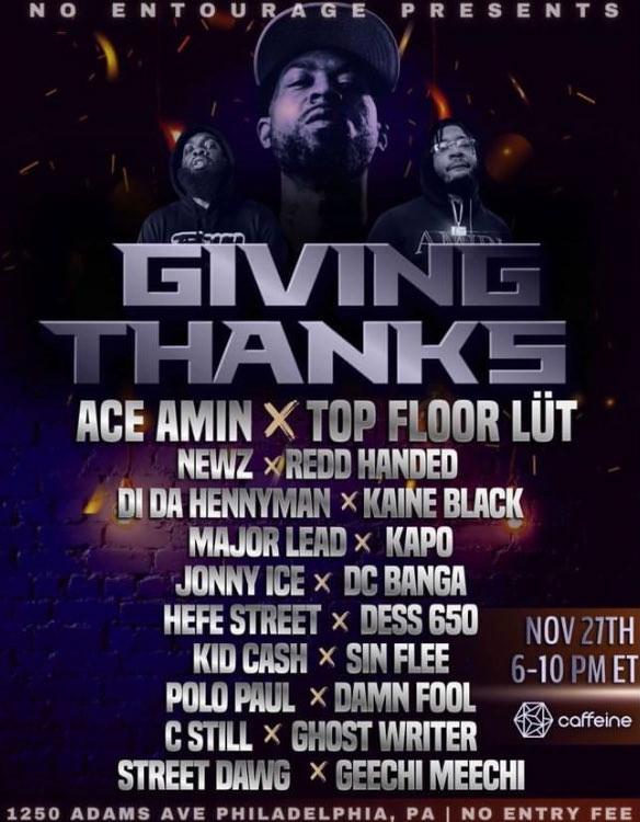 Tay Roc Presents: No Entourage - Giving Thanks