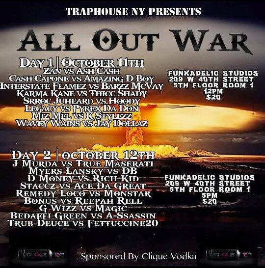 Tha TrapHouse Battle League - All Out War (Tha TrapHouse Battle League)