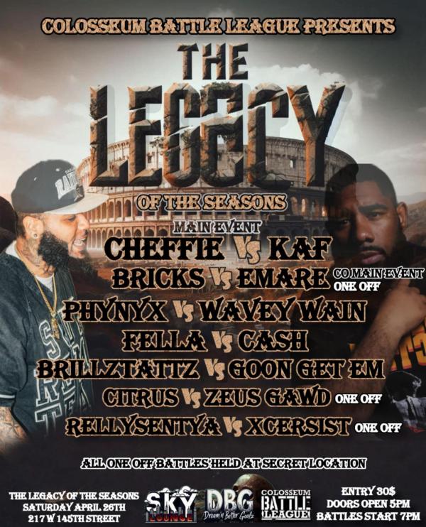 The Colosseum Battle League - The Legacy of the Seasons