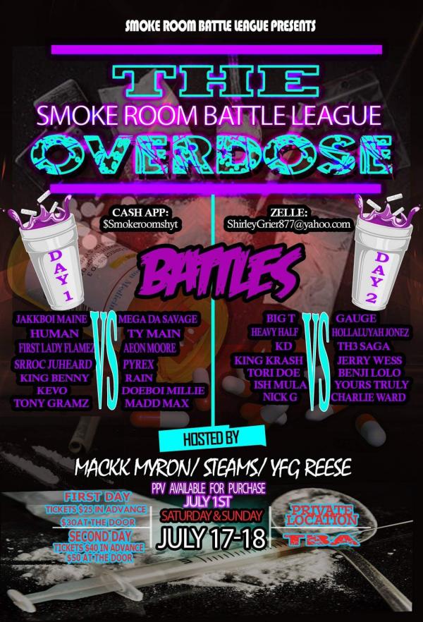 The Smoke Room Battle League - Overdose