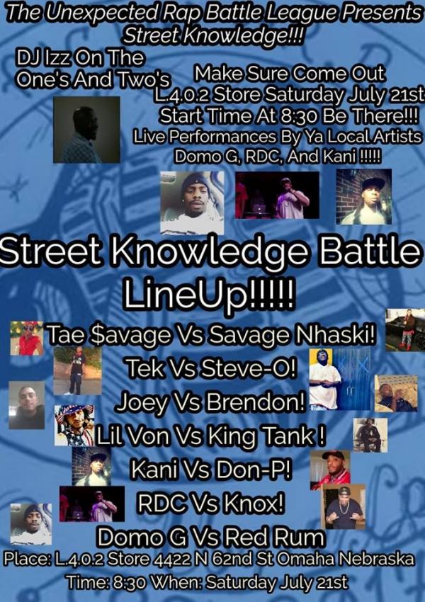 The Unexpected Rap Battle League - Street Knowledge