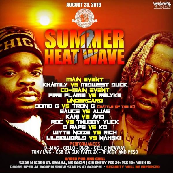 The Unexpected Rap Battle League - Summer Heat Wave 2