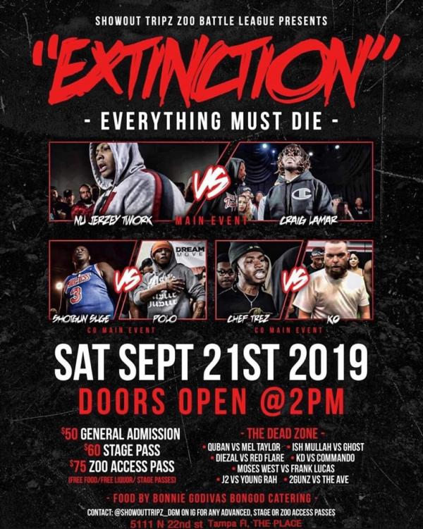 The Zoo Battle League - Extinction: Everything Must Die