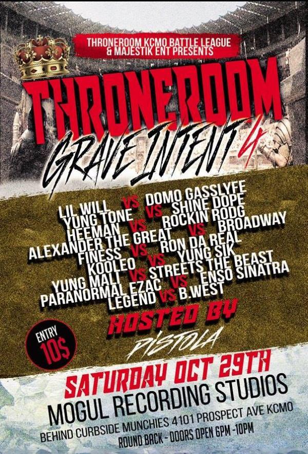 Throne Room Battle League - Grave Intent 4