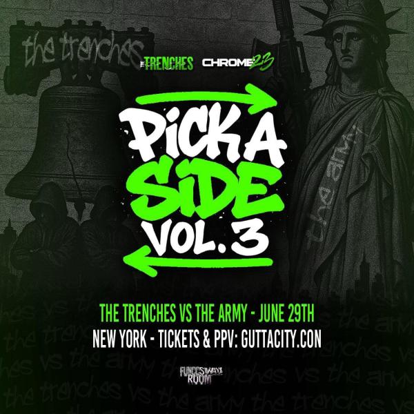 Trenches Battle Rap League - Pick A Side 3: The Trenches vs. The Army
