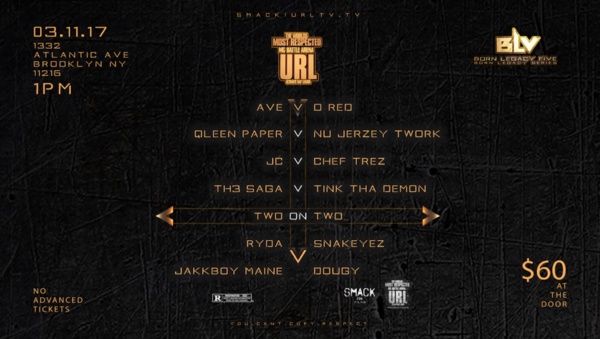 URL: Ultimate Rap League - Born Legacy 5