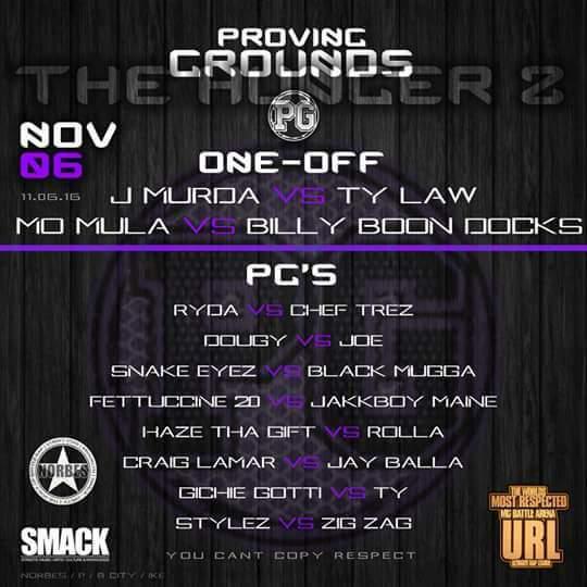 URL: Ultimate Rap League - Proving Grounds - The Hunger 2