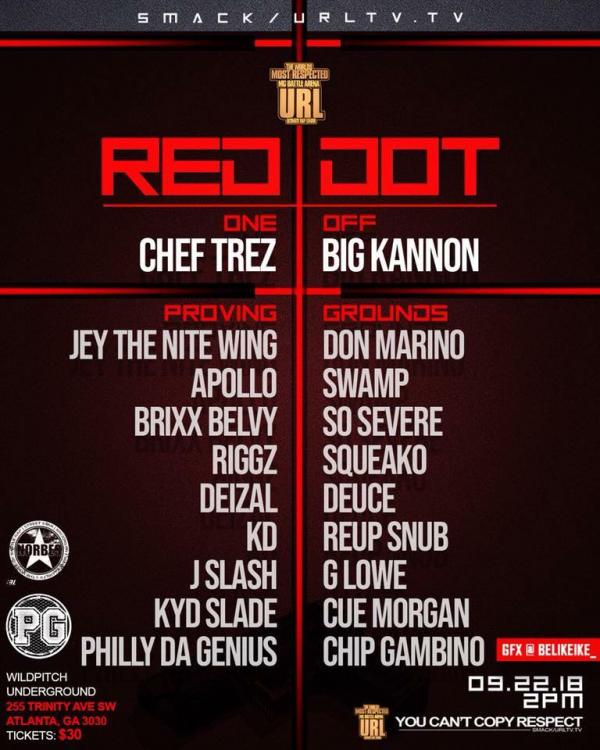 URL: Ultimate Rap League - Red Dot