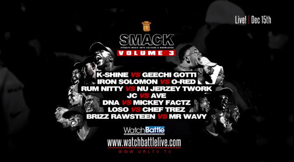 URL: Ultimate Rap League - SMACK Volume 3