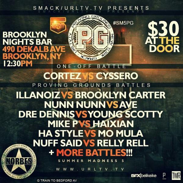 URL: Ultimate Rap League - Summer Madness 5 - Proving Grounds