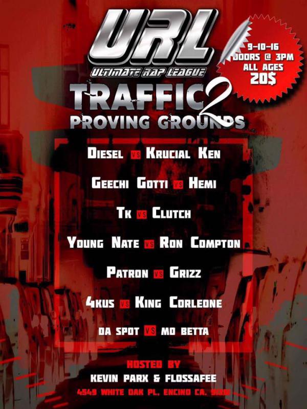 URL: Ultimate Rap League - Traffic 2 - Proving Grounds