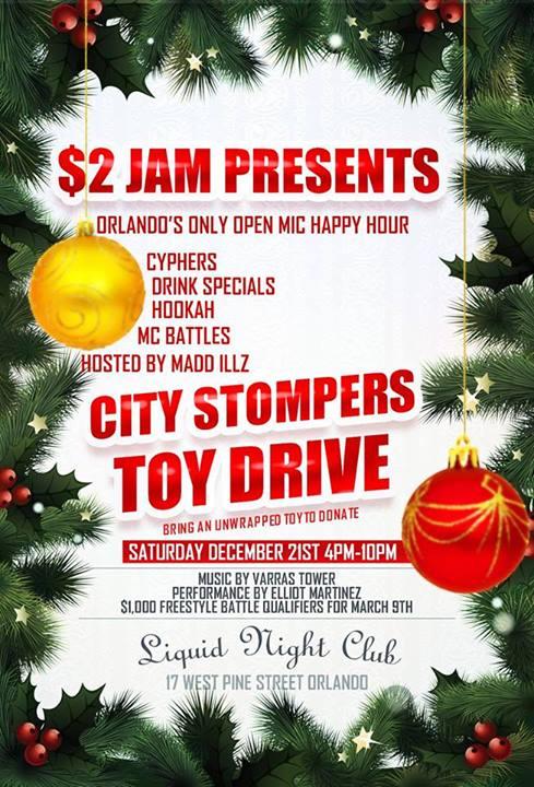 UNCATEGORIZED - City Stompers Toy Drive