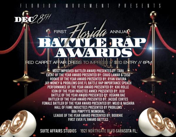 UNCATEGORIZED - First Annual Florida Battle Rap Awards