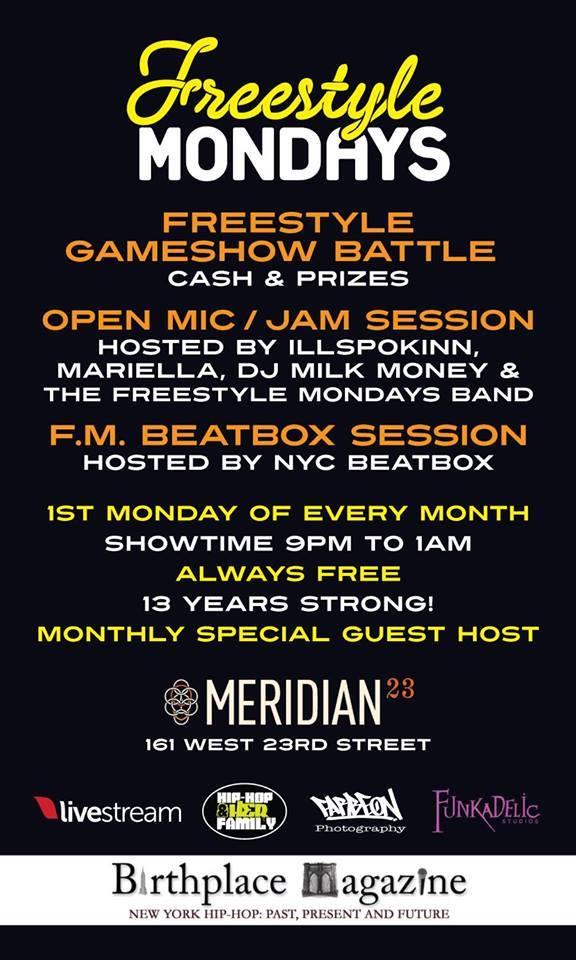 UNCATEGORIZED - Freestyle Mondays - February 2 2015