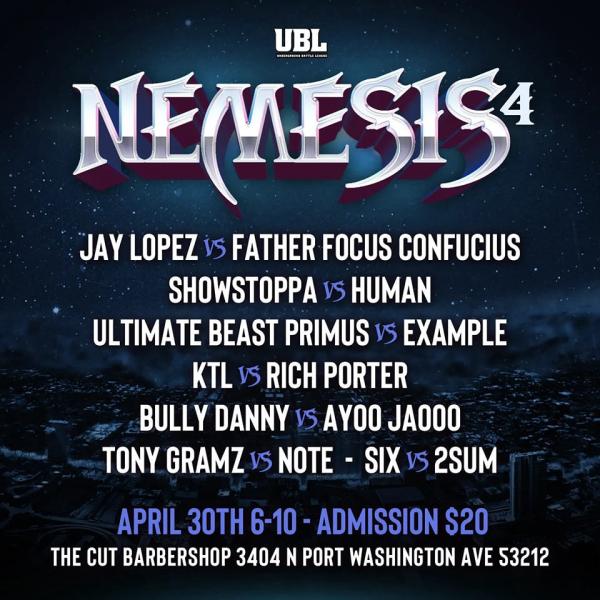 Underground Battle League - Nemesis 4