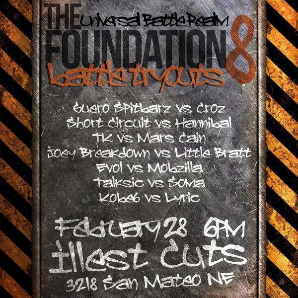 Universal Battle Realm - The Foundation 8 - Battle Tryouts