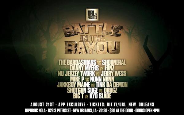 URL: Ultimate Rap League - Battle in the Bayou