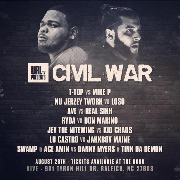 URL: Ultimate Rap League - Civil War