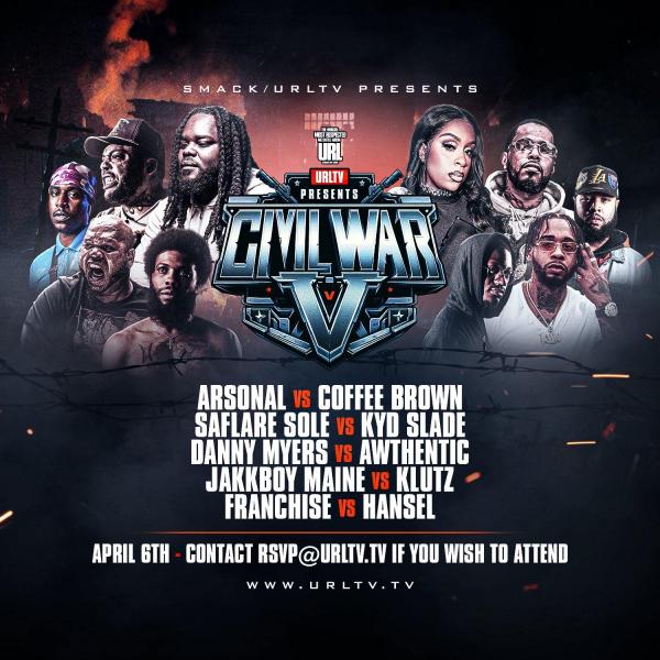 URL: Ultimate Rap League - Civil War V