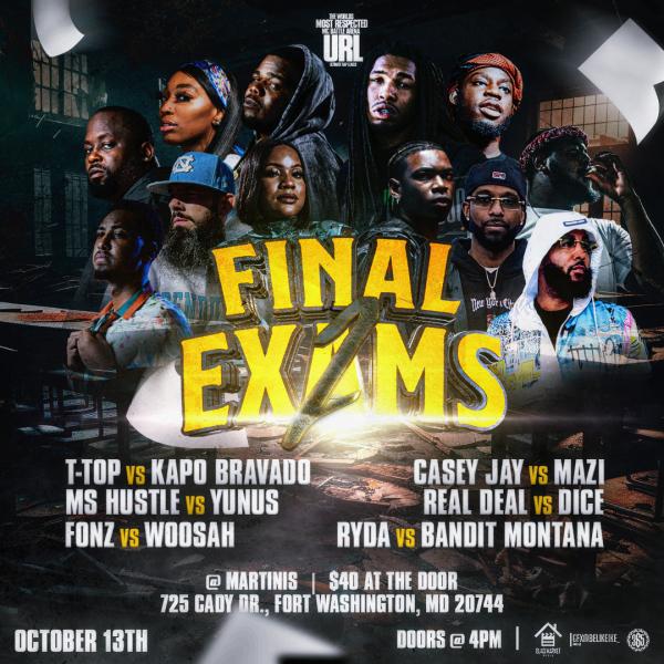 URL: Ultimate Rap League - Final Exams 2