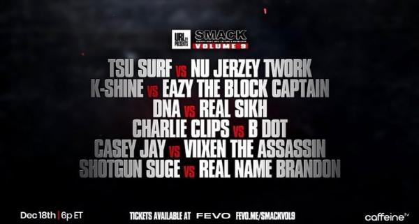 URL: Ultimate Rap League - SMACK Volume 9