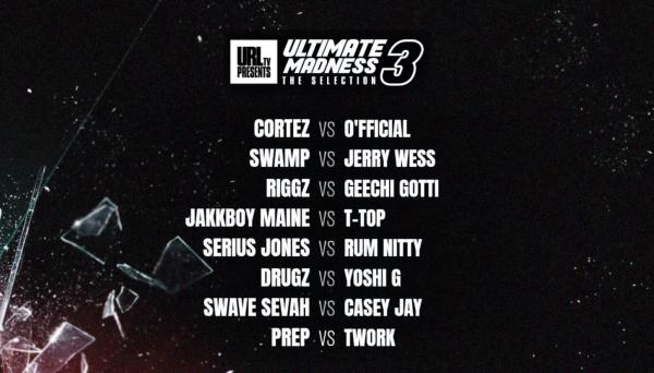URL: Ultimate Rap League - Ultimate Madness 3: The Selection