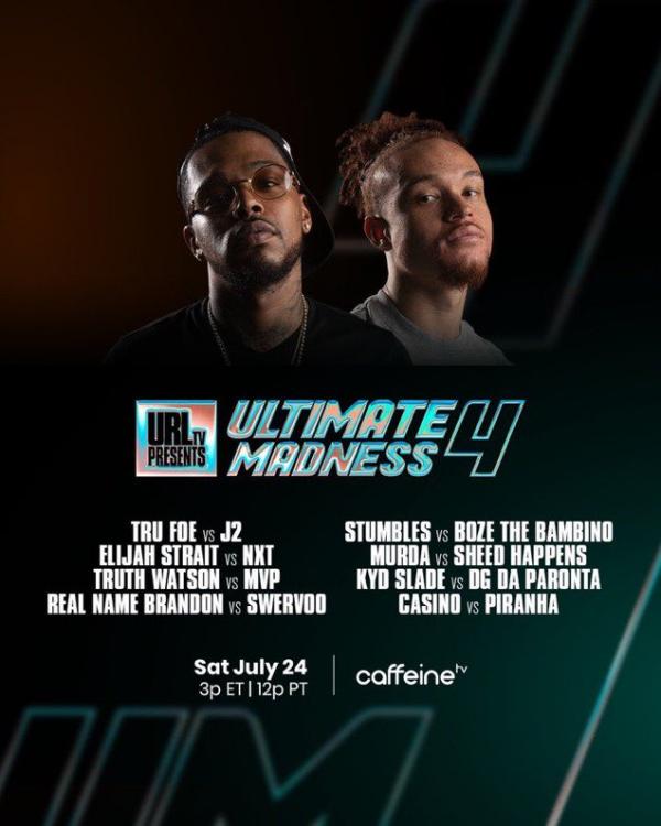 URL: Ultimate Rap League - Ultimate Madness 4: Round 1