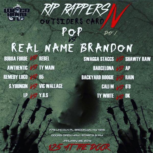WeGoHardTV - R.I.P. Rappers IV: Outsiders Card