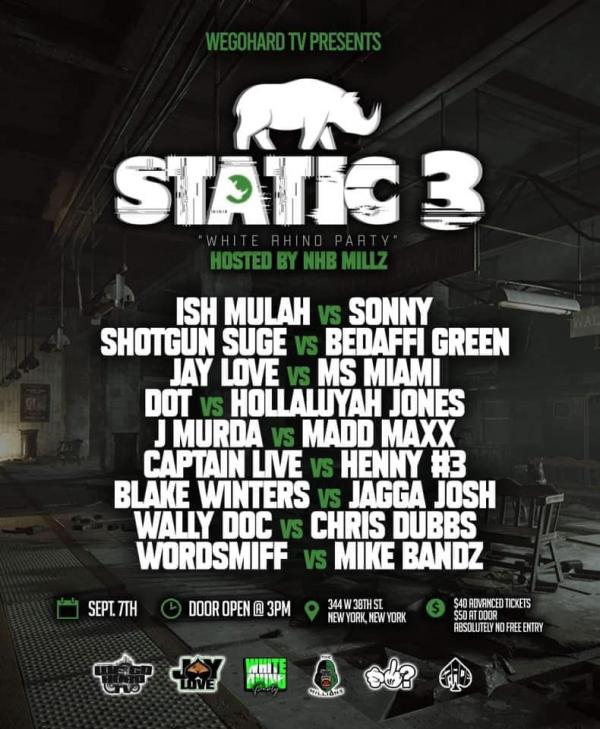 WeGoHardTV - Static 3: White Rhino Party