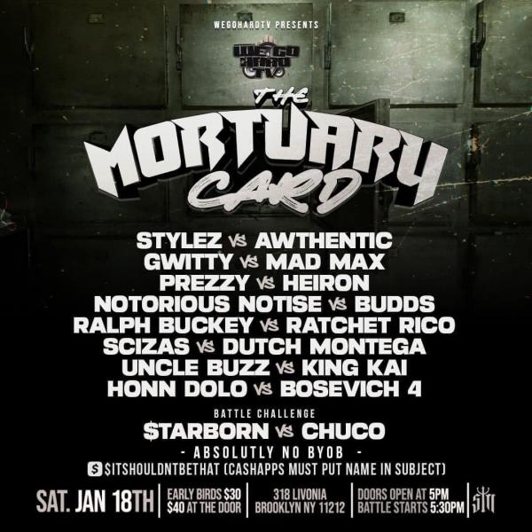 WeGoHardTV - The Mortuary Card