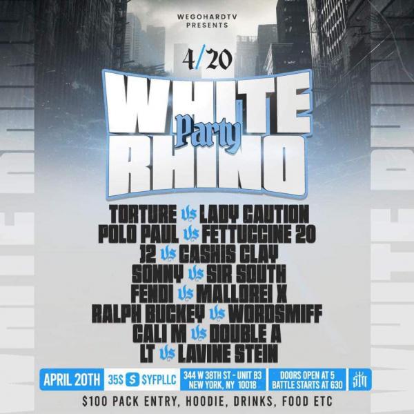 WeGoHardTV - White Rhino Party (April 20 2024)