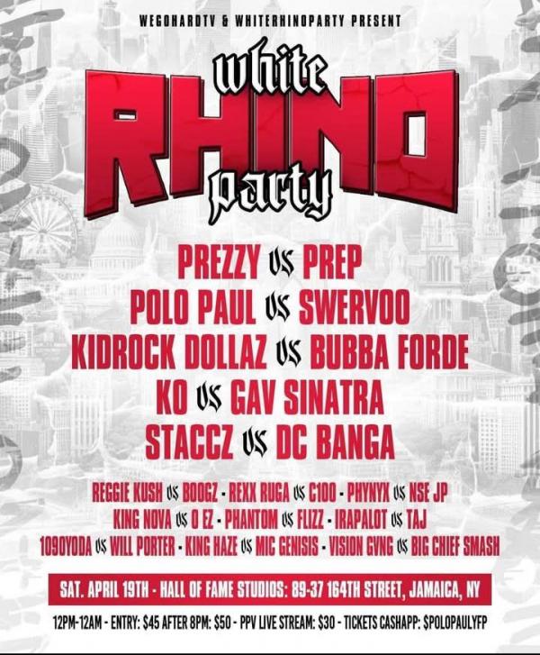 WeGoHardTV - White Rhino Party (April 9 2025)
