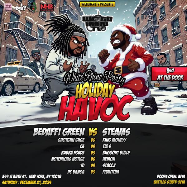 WeGoHardTV - White Rhino Party: Holiday Havoc