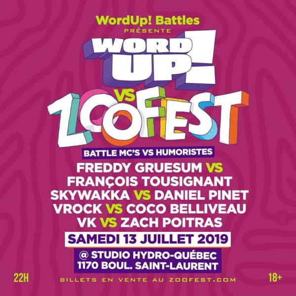 Word Up Battles - Word Up! vs. Zoofest 3