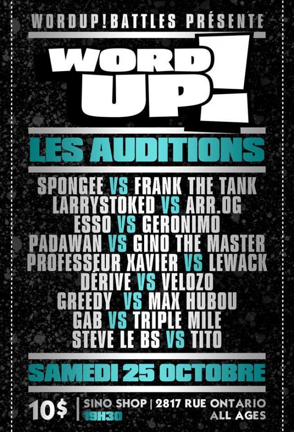 Word Up Battles - Les Auditions 8