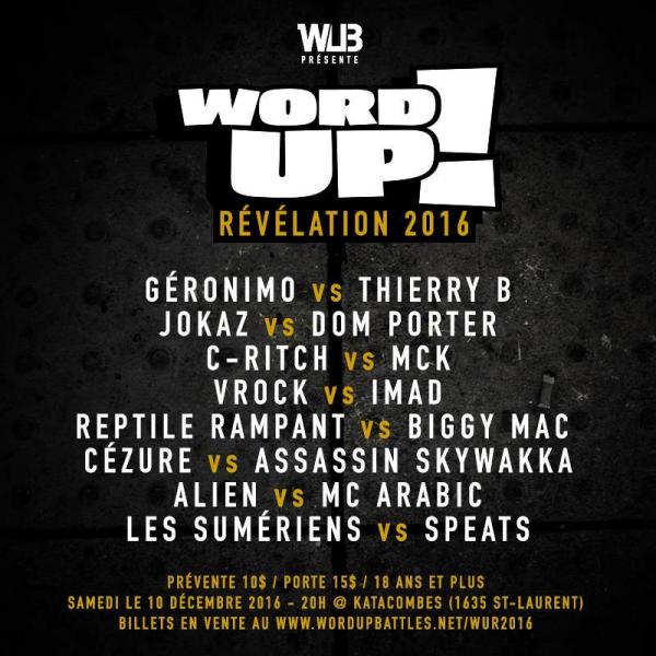 Word Up Battles - Revelation 2016