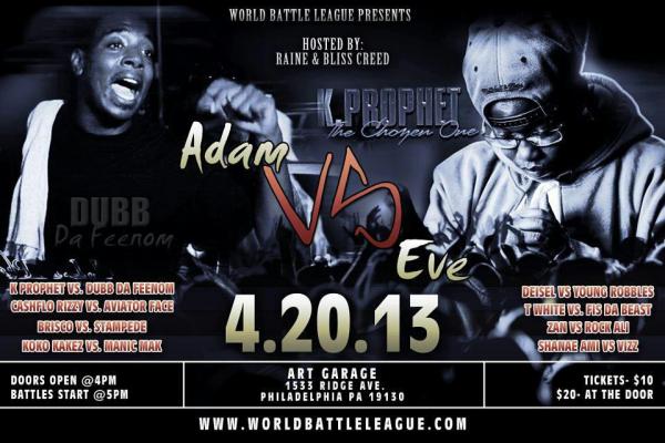 World Battle League - Adam vs Eve